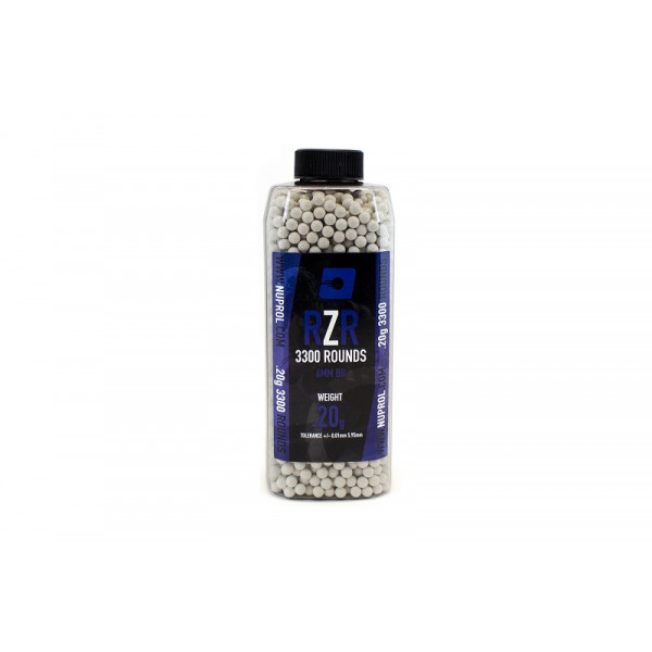 WE шары Nuprol 0.20g RZR BBs - 3300 BBs